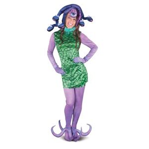 Monsters Inc. Celia Costume 3pc Womens Size Small (4/6)